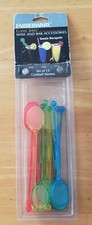 Vintage Farberware Tennis Raquets Set of 12 Cocktail Stirrers Unopened Package