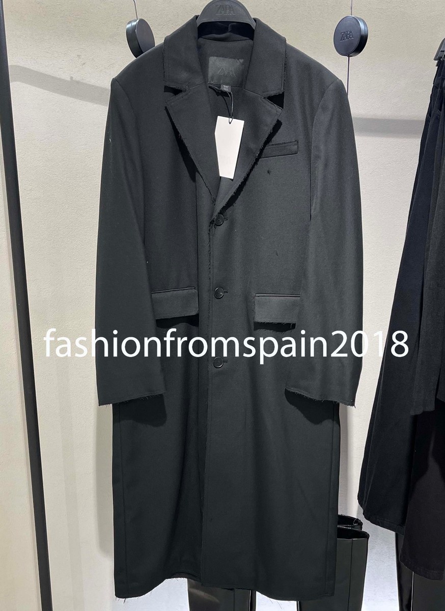 【新品!!】ZARA Black Oversized Mods Coat S-M OVERSIZED TAILORED COAT ZW COLLECTION - Black | ZARA United