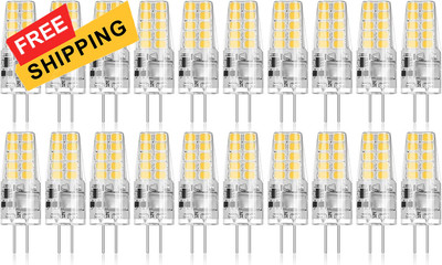 BUBO 20 Pack G4 LED Bulb 2W Equivalent 30W 3000K 20 Pack, 3000k Warm White 