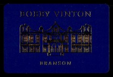 Bobby Vinton Branson 7 of Clubs Single Swap Collectible Rare Theater Music Card
