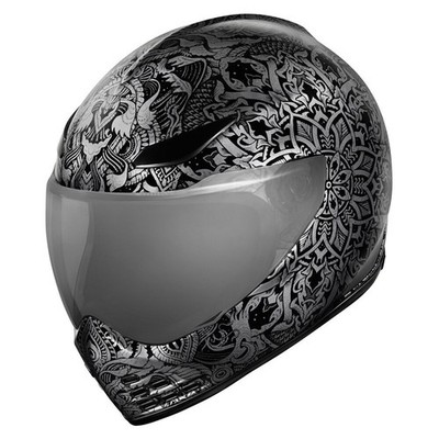 Icon Domain Helmet Full Face - Gravitas Black - Adult Size 2XL