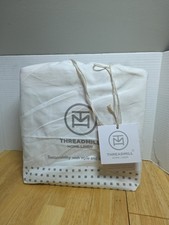Threadmill Luxury 400 Thread Count Twin 100 Cotton Sheets - Solid White RC2