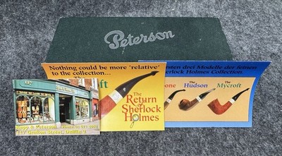 BOX ONLY Peterson Pipe (plus Bonus Paperwork) Vintage