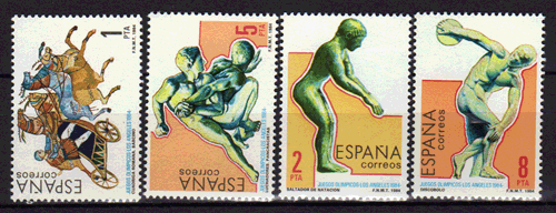 Spanien II Centenario Post 1984 Edifil 2768/71 ** Mnh - Bild 1 von 1