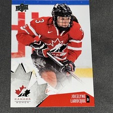 JOCELYNE LAROCQUE  2015 UD Team Canada Women #65 FREE combined Ship