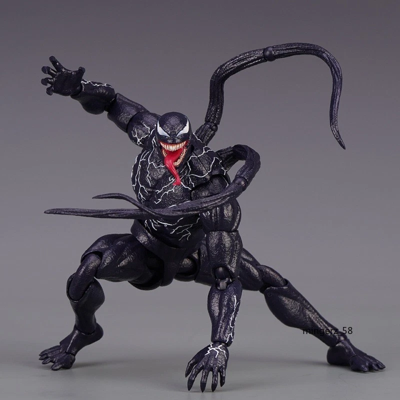 Nuevo SHF Venom Let There Be Carnage 2ª versión Caja de figuras de acción juguetes regalos Foto 3 de 4