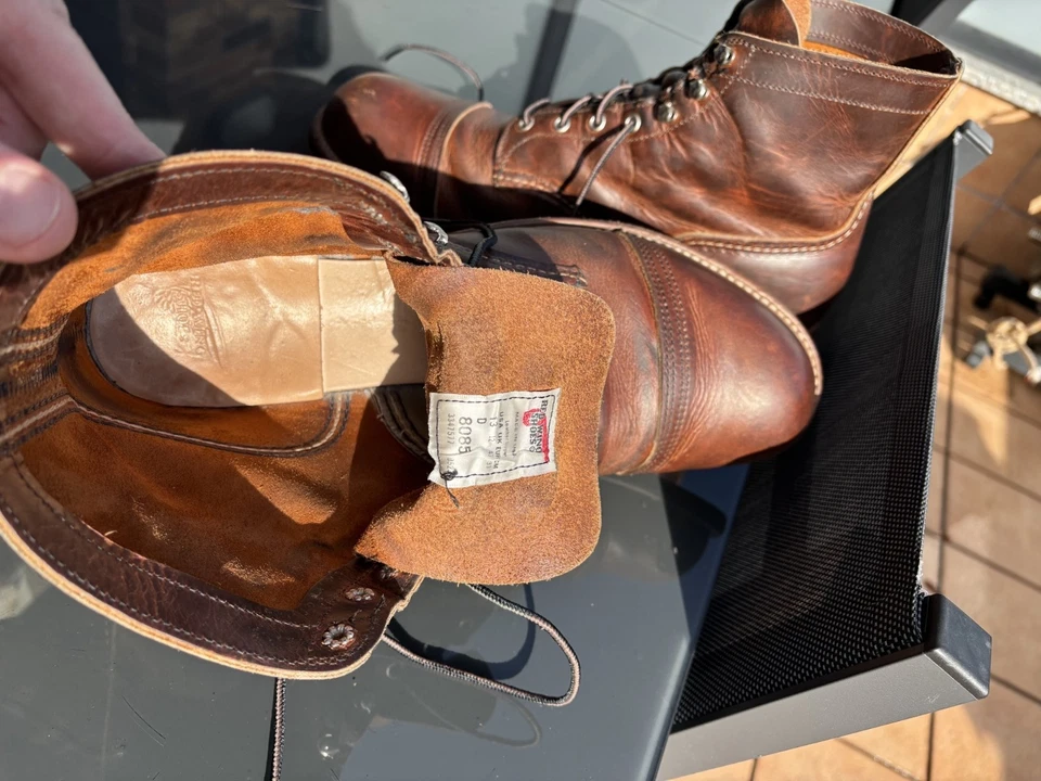 Botas Red Wing 8085 Iron Ranger Copper Rough & Tough US13 EU47  - Imagen 4 de 4