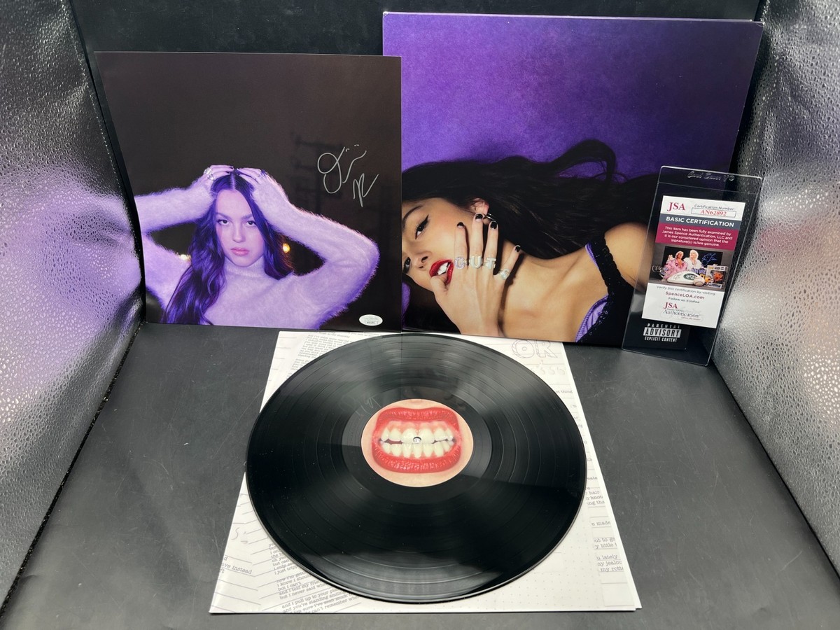 Olivia Rodrigo Signed Autograph GUTS 180g Vinyl Album LP JSA COA