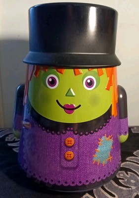 Truffettes De France Mrs. Frankenstein Wobbly Tin Empty Halloween 