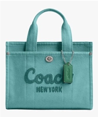 Coach Cargo Tote Bag 26 Teal 