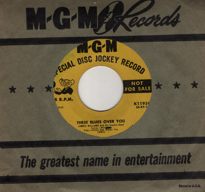 HILLBILLY - JIMMIE WILLIAMS - These Blues Over You/No One Knows - M-G-M