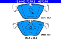 ATE Bremsbelagsatz Scheibenbremse 13.0460-7275.2 FüR BMW F10 F11 5Er Touring 518