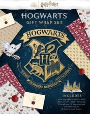 Harry Potter: Hogwarts Gift Wrap Stationery Set by Insights [Kit]