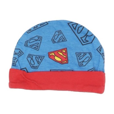 Zeeman, Beanie-Mütze, Größe: 50, Baumwolle, Blau/Rot/Schwarz #UY5
