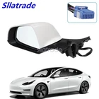 White Left Driver Side Mirror Heated Power Fold Fits Tesla Model 3 2017-2023