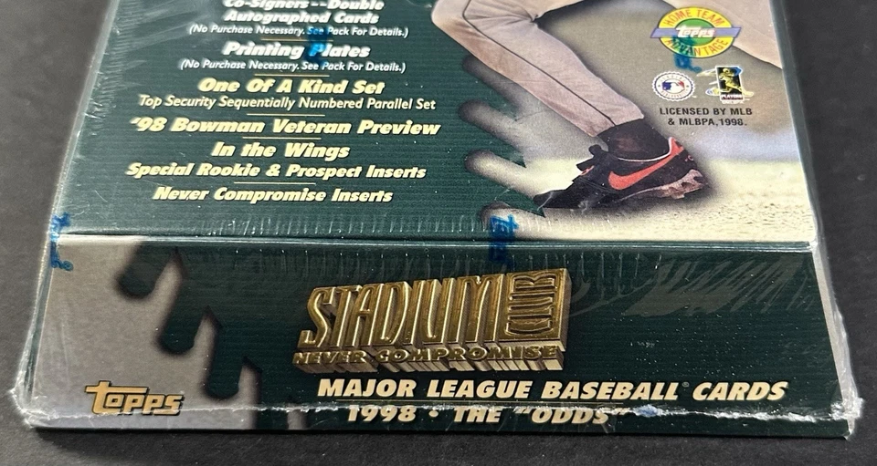 1998 Topps Stadium Club Series 1 HTA Baseball Hobby Jumbo Box Factory Sealed - Image 3 of 4