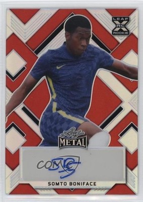 2022 Leaf Metal Red Prismatic /4 Somto Boniface #BA-SB1 Auto 11oq