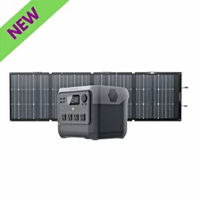 EcoFlow River 2 Pro 768Wh Portable Power with 160W Solar Panel Waterproof Backup