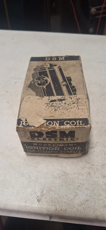 福特 36-52 雪佛兰32-52 Merc 36-41 DMS 12 伏大师老式 IGNITION COIL NOS — 第 2/4 张图片