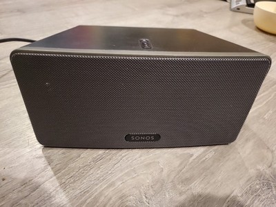 Sonos PLAY:3 1st Generation WiFi Wireless Speaker Black/Gray Tested And Working