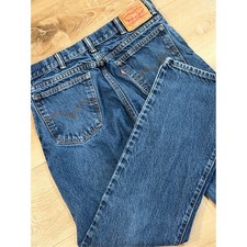 Levis 517 Mens Bootcut Jeans 34x32 Medium Wash Blue Denim Cotton 517-0216