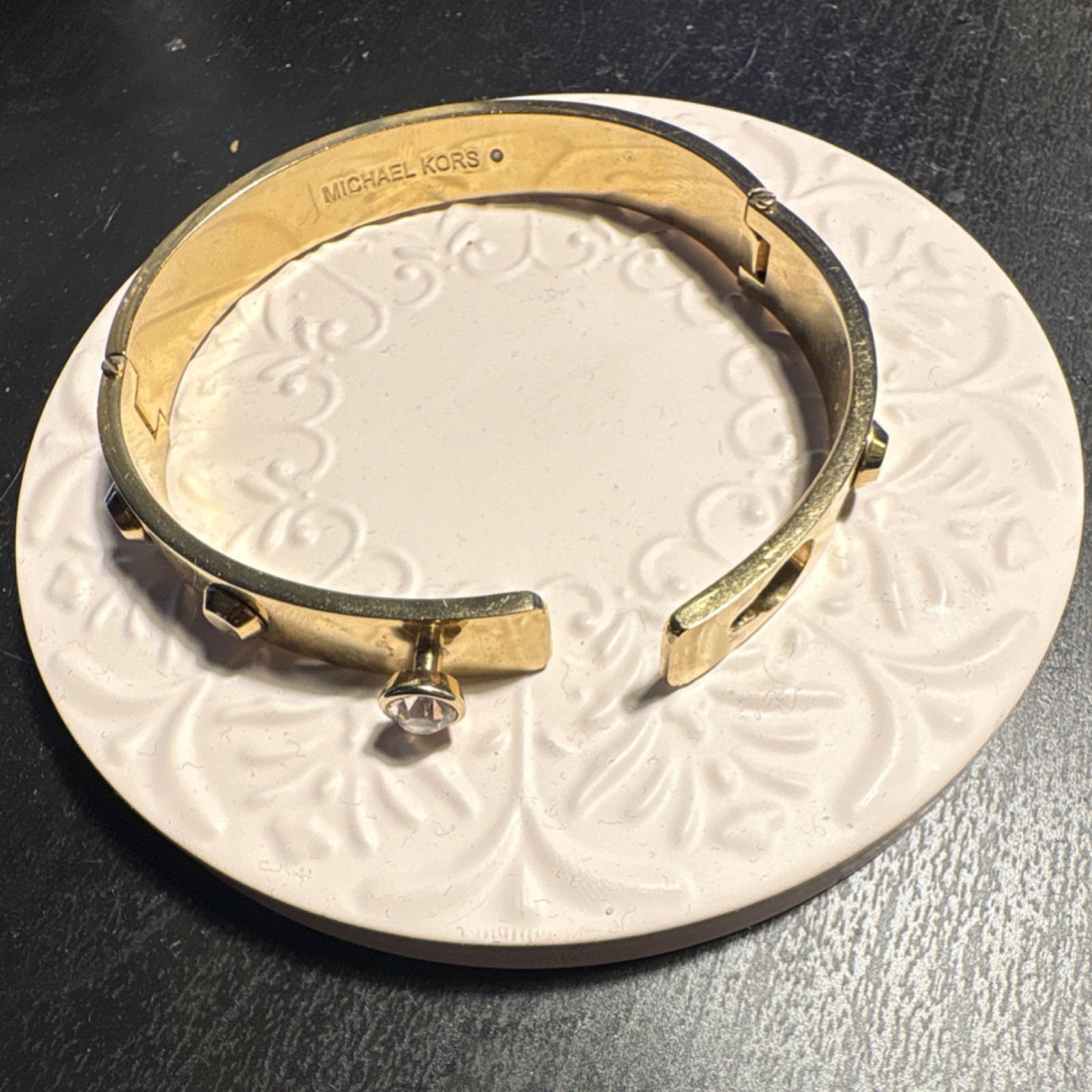 Michael Kors Gold Stackable Metal Bangle Bracelet… - image 4