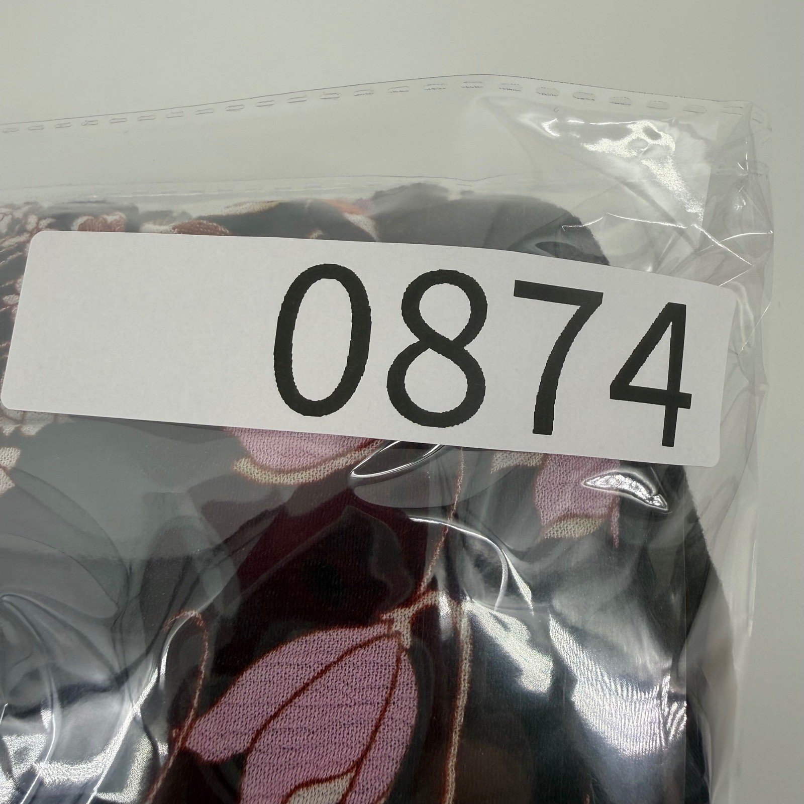 Knox Rose Womens Black Floral Kimono Cardigan Open Front Lightweight Size L