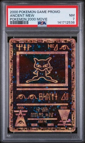2000 POKEMON GAME MOVIE POKEMON 2000 MOVIE ANCIENT MEW PSA 7