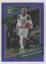 2021-22 Panini Donruss Optic Purple Prizm Dennis Schroder #108 5d8