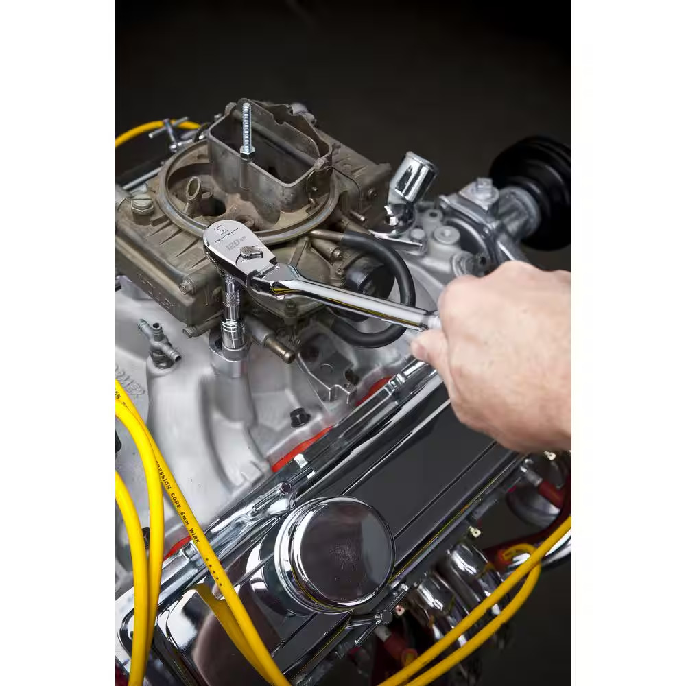 3/8 In. Drive Interchangeable Teardrop Flex Ratchet Head 9 Mm X 12 Mm