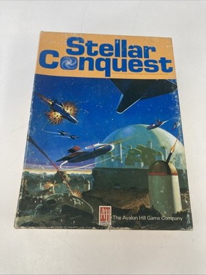 Vintage Stellar Conquest Board Game 1984 Avalon Hill Space Strategy Sci-Fi USA