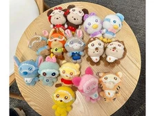 Cute Stitch Plush Keychain with Sleeping Mask - Assorted Styles, Sealed New Pack