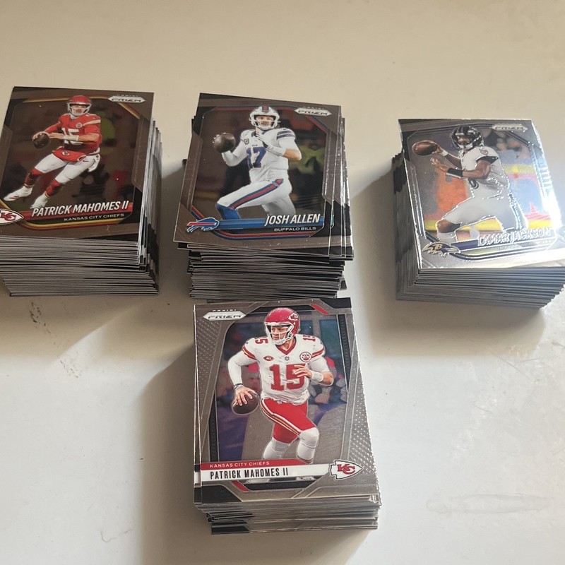 2024/2025 176 card Prizm NFL vet base Lot 36 cards for 2024 set 140 for 2025 set