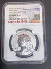 Ultra High Relief SILVER PEACE DOLLAR  First Release NGC PF 70 2021