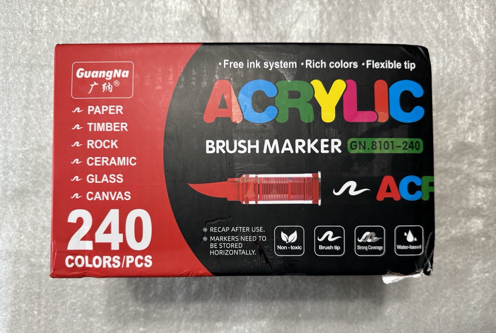 240 Guangna Acrylic Paint Bursh Markers