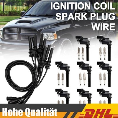 UF378 Zündspule Zündmodul + Kabel für Dodge Ram 1500 2500 3500 5.7L V8