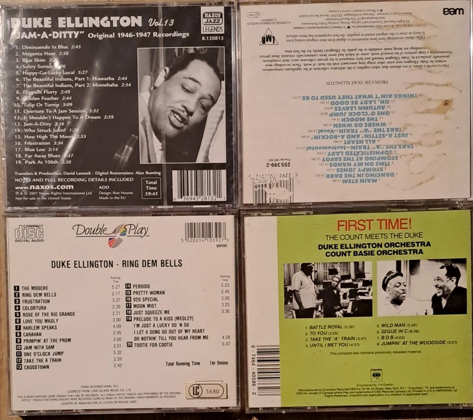 Paket Duke Ellington (4 CDs) + Count Basie/ Paul Gonsalves/ Clark Terry u.a. - Bild 2 von 2