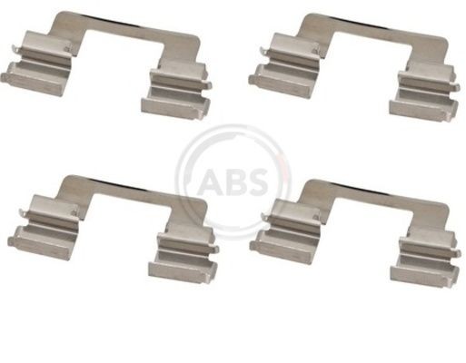 2X Bremsscheibe Hinten A.B.S. 18589 FüR Audi Seat Skoda Vw-image