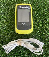 Izzo Swami 6000 Handheld Golf GPS Water-Resistant Color Display Yellow w/Cord