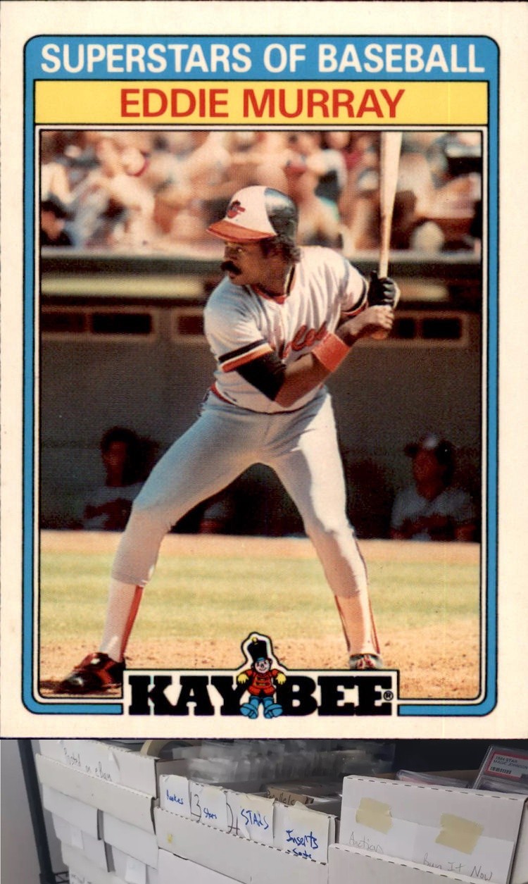 1987 Topps Kay-Bee Superstars of Baseball #22 Eddie Murray - DL
