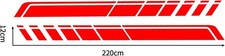 Compatible with Car Auto Racing Body Side Stripes Vinyl Modified Stripe Red