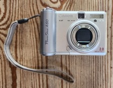 Canon PowerShot A60 For Parts or Repair Black Display