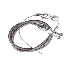 1 Pack 36In Braided Throttle Cable, Stainless Steel Throttle Cable Kit,