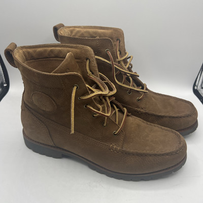 Polo Ralph Lauren Nubuck Laeather Rodway Boots Mens Size 9.5D