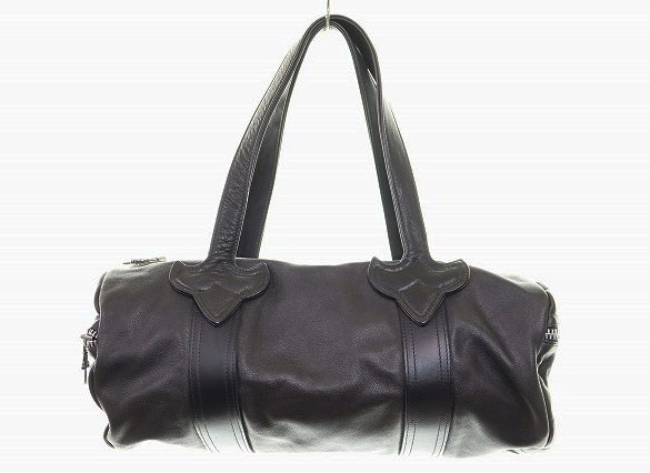 Chrome Hearts Duffle Tiny Dagger Zip Leather Bost… - image 1