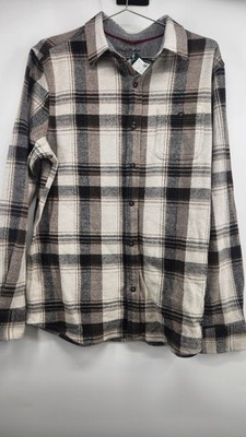 Flag & Anthem Men's Medium Tall Off White Clearbrook Knit Flannel NWT