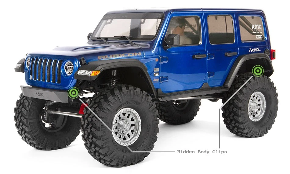 Axial RC 1:10 Crawler SCX 3 Jeep Wrangler Rubicon JLU 4WD Kit AXI03007B - Bild 4 von 4