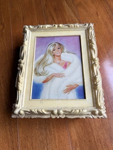 Vintage Barbie Wall Hanging Picture Frame Safe 1978 Mattel Hong Kong No Key