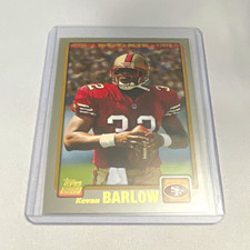 Topps 2001 Kevan Barlow San Francisco 49ers Rookie Football Card #375. rookie card picture