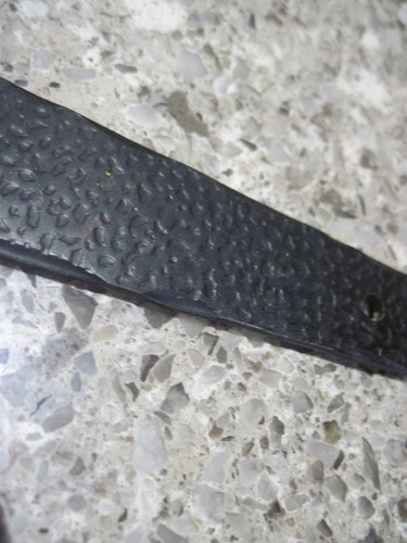 Vintage Hand Forged Strap Hinge (x3) 14" New Old Stock - Picture 5 of 5